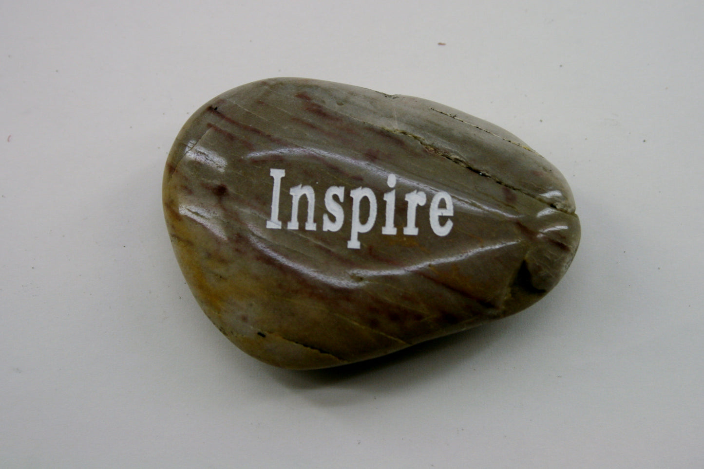 Etched Inspirational River Rock Inspire