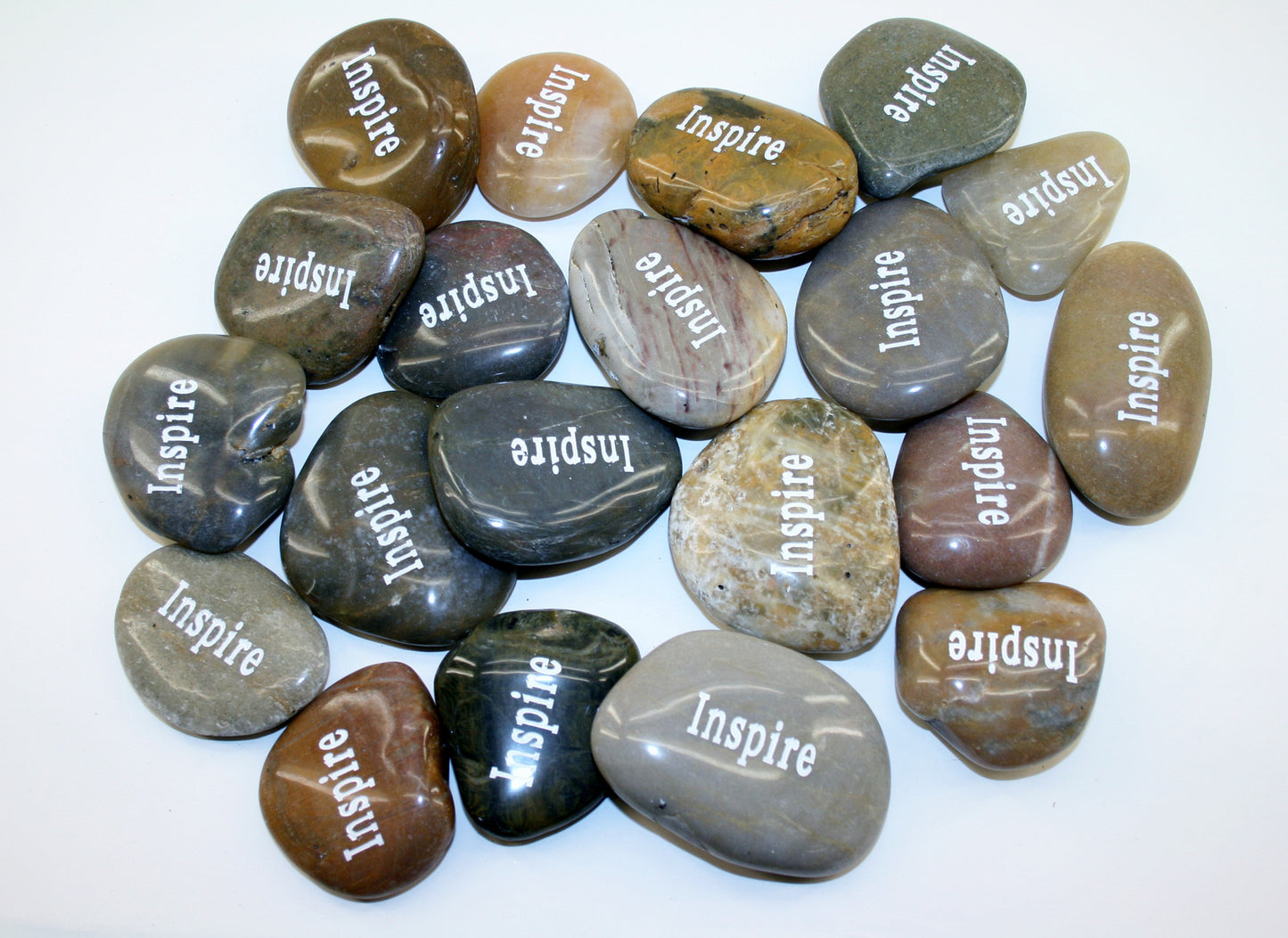 Etched Inspirational River Rock Inspire