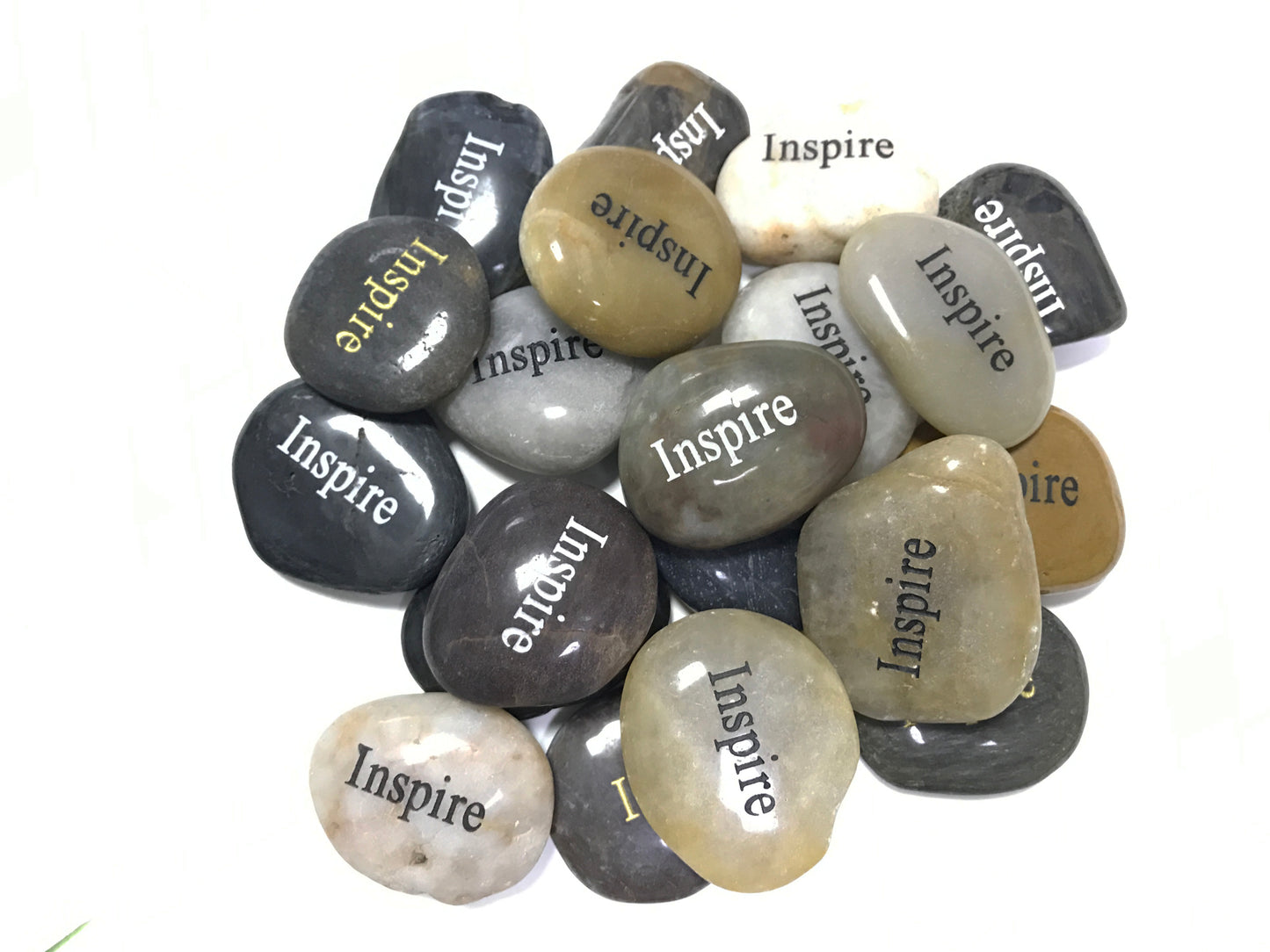 Etched Inspirational River Rock Inspire